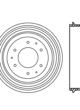Centric Premium Brake Drum 122.66000                                     - 122.66000 - Image 3