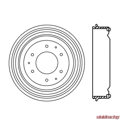 Centric Premium Brake Drum 122.66000 - 122.66000