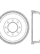 Centric Premium Brake Drum 122.66009                                     - 122.66009 - Image 4