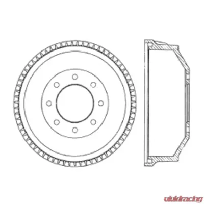 Centric Premium Brake Drum 122.66009 - 122.66009