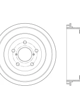 Centric Premium Brake Drum 122.67044                                     - 122.67044 - Image 4
