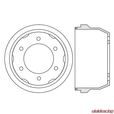Centric Premium Brake Drum 122.79006 - 122.79006