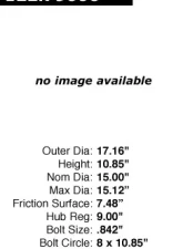 Centric Premium Brake Drum 122.79006                                     - 122.79006 - Image 5