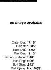 Centric Premium Brake Drum 122.79006                                     - 122.79006 - Image 5