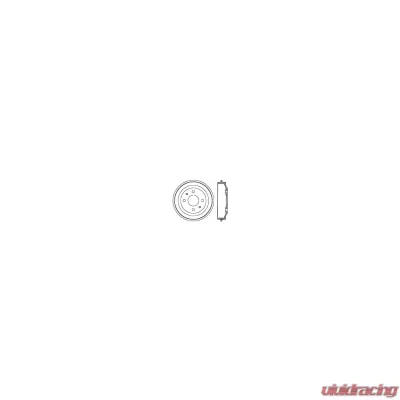 Centric C-Tek Standard Brake Drum 123.04002 - 123.04002