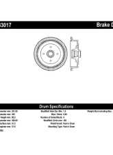 Centric C-Tek Standard Brake Drum 123.33017                                     - 123.33017 - Image 4