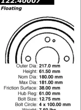 Centric C-Tek Standard Brake Drum 123.40007                                     - 123.40007 - Image 5