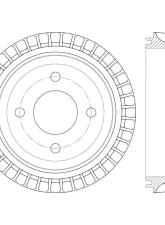 Centric C-Tek Standard Brake Drum 123.40015                                     - 123.40015 - Image 4