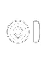 Centric C-Tek Standard Brake Drum 123.42031                                     - 123.42031 - Image 4
