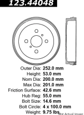 Centric C-Tek Standard Brake Drum 123.44048                                     - 123.44048 - Image 5