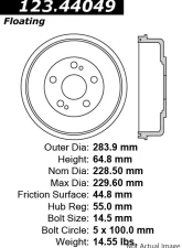 Centric C-Tek Standard Brake Drum 123.44049                                     - 123.44049 - Image 5