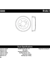 Centric C-Tek Standard Brake Drum 123.45000                                     - 123.45000 - Image 4