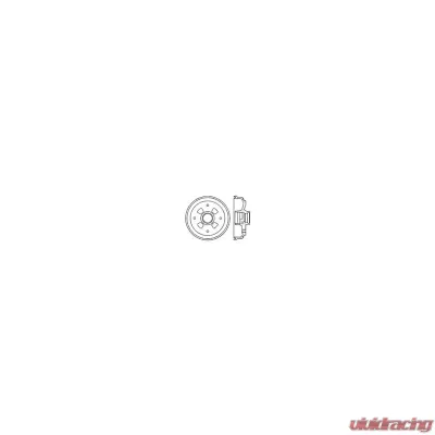 Centric C-Tek Standard Brake Drum 123.45016 - 123.45016
