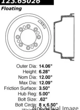 Centric C-Tek Standard Brake Drum 123.65026                                     - 123.65026 - Image 5