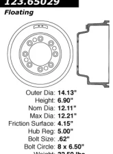 Centric C-Tek Standard Brake Drum 123.65029                                     - 123.65029 - Image 5
