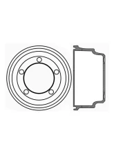 Centric C-Tek Standard Brake Drum 123.67004                                     - 123.67004 - Image 4