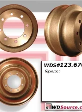 Centric C-Tek Standard Brake Drum 123.67004                                     - 123.67004 - Image 8