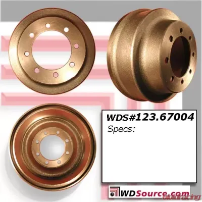 Centric C-Tek Standard Brake Drum 123.67004 - 123.67004