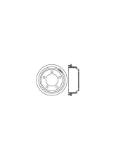 Centric C-Tek Standard Brake Drum 123.67044                                     - 123.67044 - Image 3