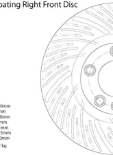Centric Premium High Carbon Alloy Brake Rotor 125.33141                                     - 125.33141 - Image 2