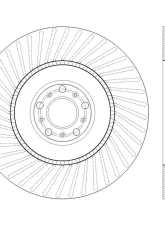 Centric Premium High Carbon Alloy Brake Rotor 125.33147                                     - 125.33147 - Image 5
