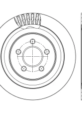 Centric Premium High Carbon Alloy Brake Rotor 125.61109                                     - 125.61109 - Image 5