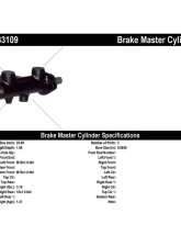 Centric Premium Brake Master Cylinder 130.33109                                     - 130.33109 - Image 2