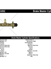 Centric Premium Brake Master Cylinder 130.33202                                     - 130.33202 - Image 2