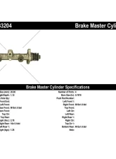 Centric Premium Brake Master Cylinder 130.33204                                     - 130.33204 - Image 2