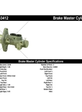Centric Premium Brake Master Cylinder 130.33412                                     - 130.33412 - Image 2