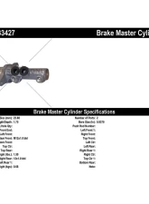 Centric Premium Brake Master Cylinder 130.33427                                     - 130.33427 - Image 2
