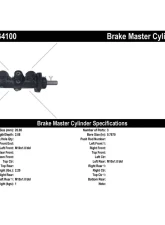 Centric Premium Brake Master Cylinder 130.34100                                     - 130.34100 - Image 2