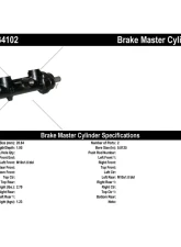 Centric Premium Brake Master Cylinder 130.34102                                     - 130.34102 - Image 2