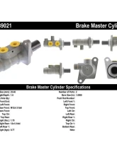 Centric Premium Brake Master Cylinder 130.39021                                     - 130.39021 - Image 4