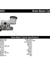 Centric Premium Brake Master Cylinder 130.40051                                     - 130.40051 - Image 2