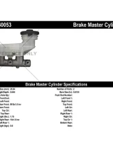 Centric Premium Brake Master Cylinder 130.40053                                     - 130.40053 - Image 2