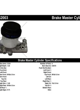 Centric Premium Brake Master Cylinder 130.42003                                     - 130.42003 - Image 2