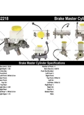 Centric Premium Brake Master Cylinder 130.42218                                     - 130.42218 - Image 4