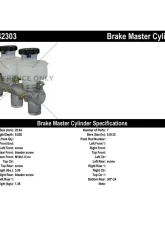 Centric Premium Brake Master Cylinder 130.42303                                     - 130.42303 - Image 2