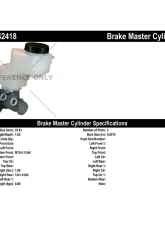 Centric Premium Brake Master Cylinder 130.42418                                     - 130.42418 - Image 2