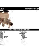 Centric Premium Brake Master Cylinder 130.42601                                     - 130.42601 - Image 2