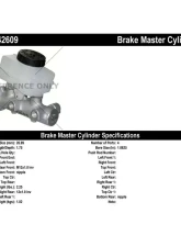 Centric Premium Brake Master Cylinder 130.42609                                     - 130.42609 - Image 2