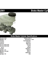 Centric Premium Brake Master Cylinder 130.42901                                     - 130.42901 - Image 2