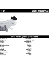 Centric Premium Brake Master Cylinder 130.44127                                     - 130.44127 - Image 2