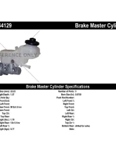 Centric Premium Brake Master Cylinder 130.44129                                     - 130.44129 - Image 2