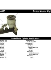 Centric Premium Brake Master Cylinder 130.44405                                     - 130.44405 - Image 2