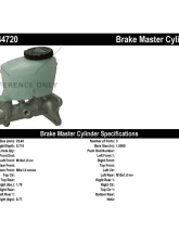 Centric Premium Brake Master Cylinder 130.44720                                     - 130.44720 - Image 2