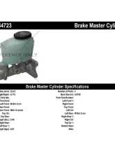 Centric Premium Brake Master Cylinder 130.44723                                     - 130.44723 - Image 2