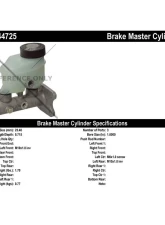 Centric Premium Brake Master Cylinder 130.44725                                     - 130.44725 - Image 2