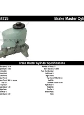 Centric Premium Brake Master Cylinder 130.44726                                     - 130.44726 - Image 2